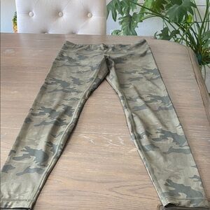 lululemon athletica Olive Green Camo Leggings